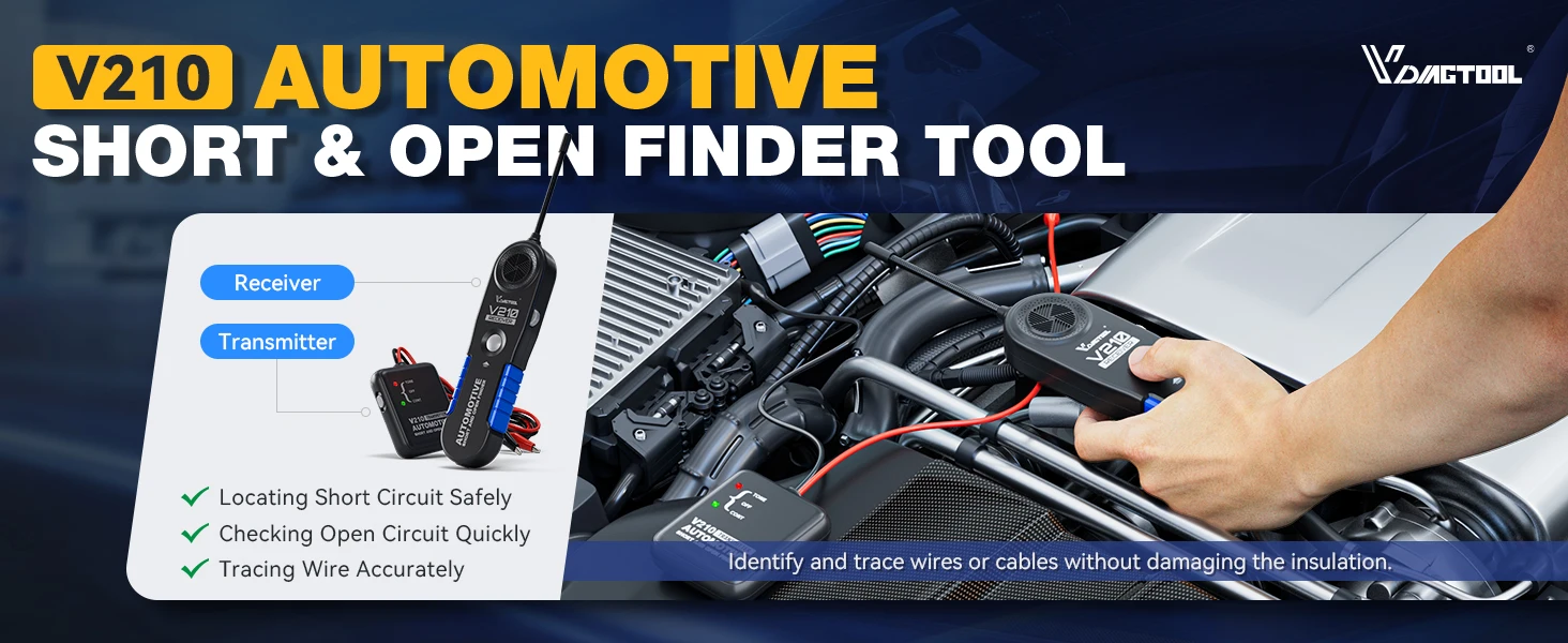VDIAGTOOL V210 Automotive Circuit Tester