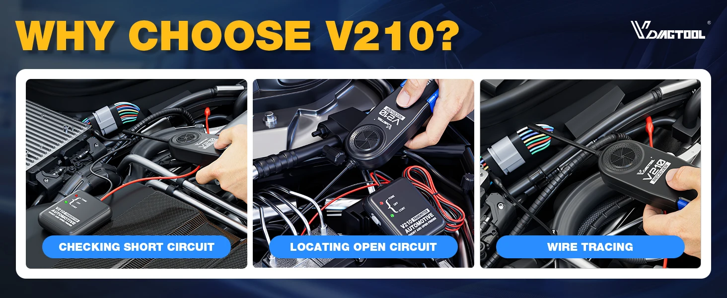VDIAGTOOL V210 Automotive Circuit Tester