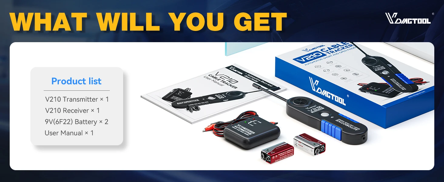 VDIAGTOOL V210 Automotive Circuit Tester