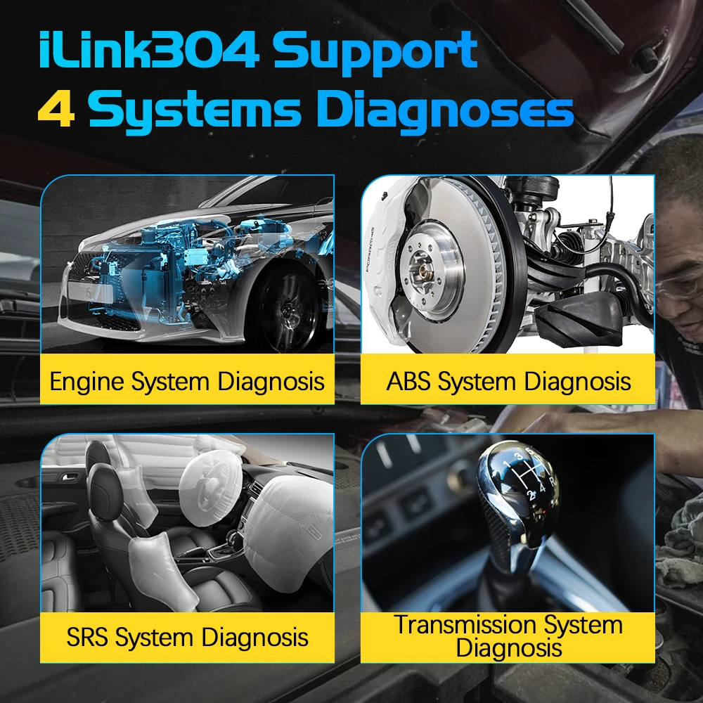 Vident ILink304 OBD2 Automotive Scanner