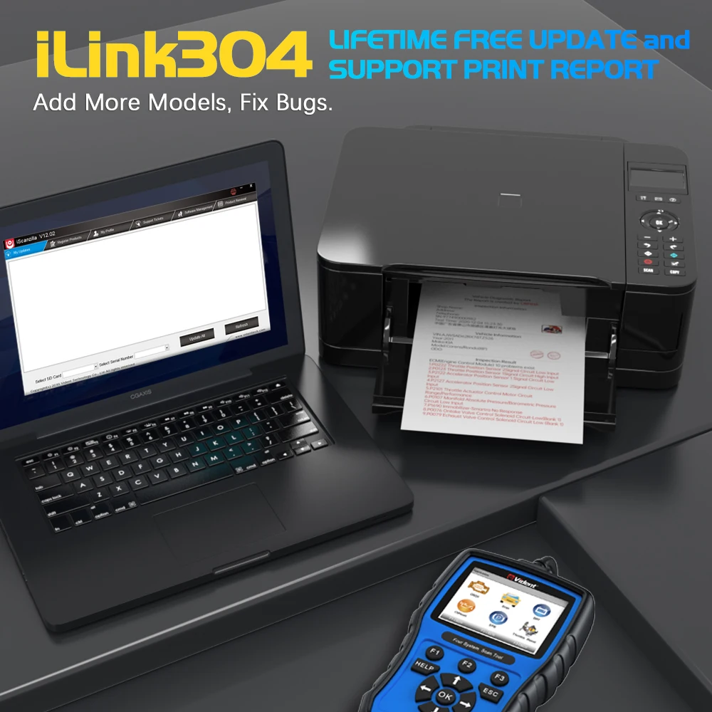 Vident ILink304 OBD2 Automotive Scanner