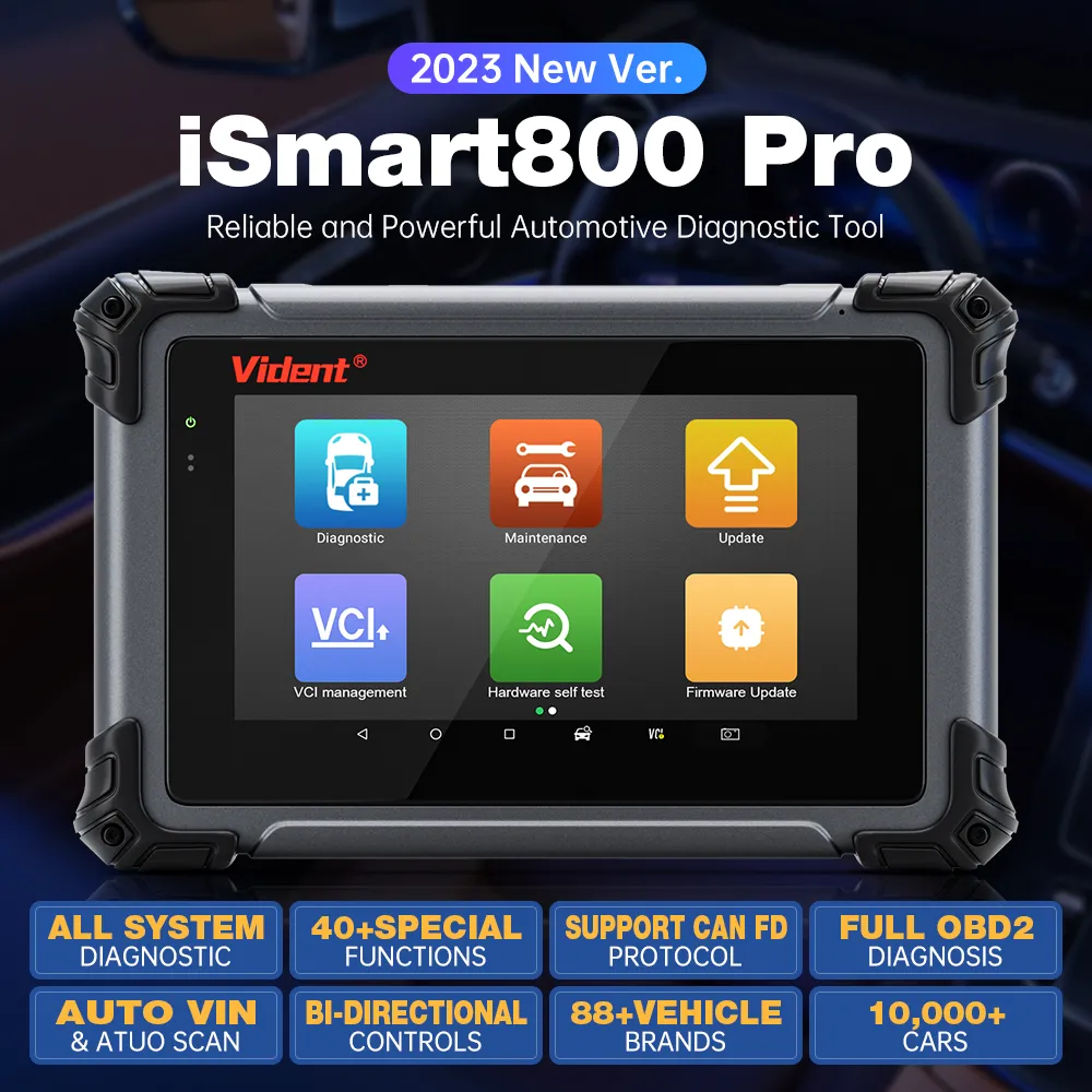 2023 VIDENT iSmart800 Pro Automotive Diagnostic & Analys