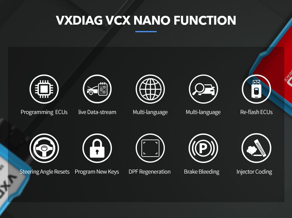WIFI VXDIAG VCX NANO Mazda 2 in 1 with IDS V118 OBD2 Diagnostic Auto Scanner 