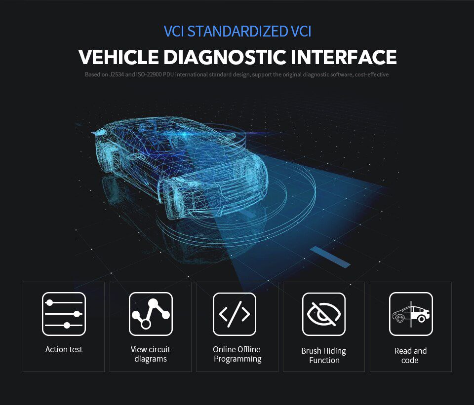Newest Vcm2 Vcm Ii 2 In 1 Diagnostic Tool For Ford Ids V118 And Mazda Ids V118 Us 80 00