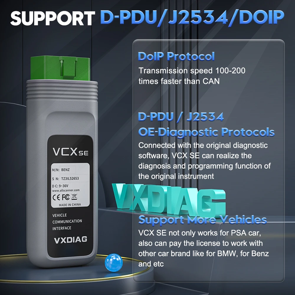 VXDIAG VCX SE 