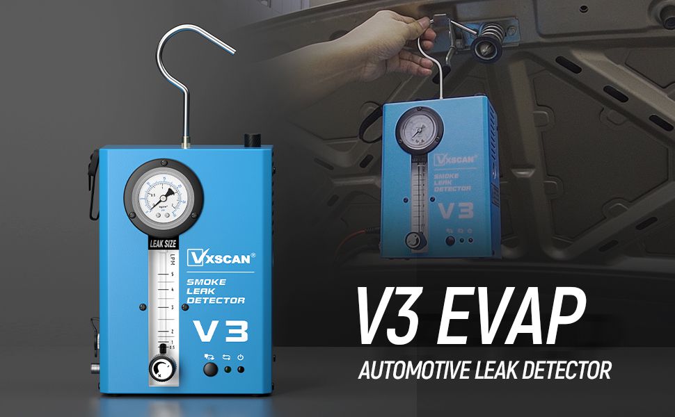 Vxscan V3 detector de fugas de humo de automóviles 