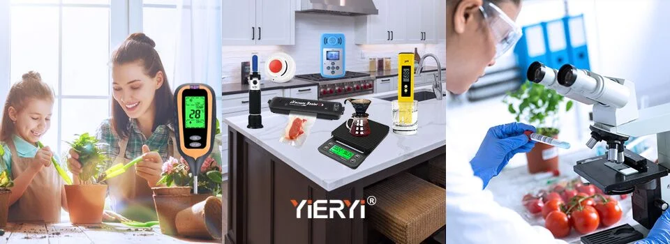 Yieryi 4 in 1 EC/TDS/Temperature/Humidity Meter