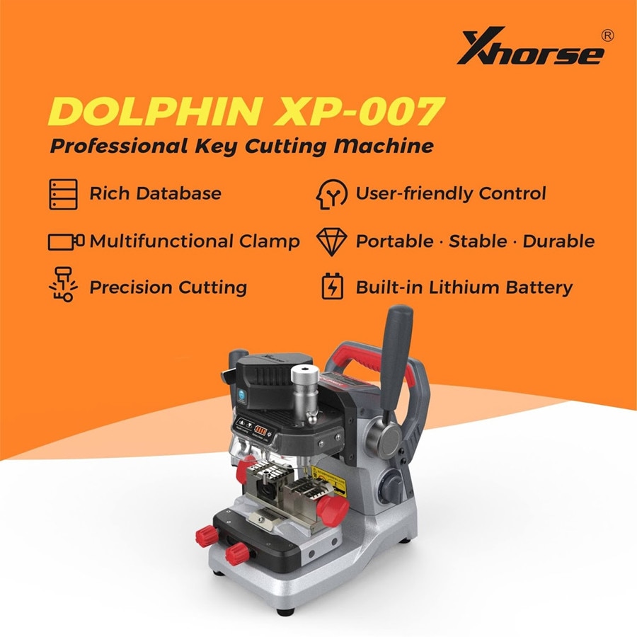 Máquina de corte de llaves manuales xhorse Dolphin XP - 007 