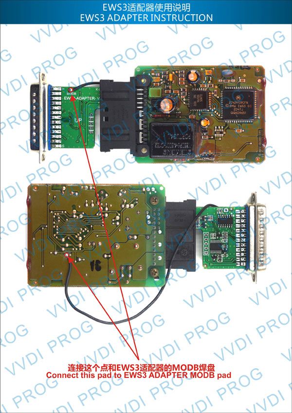 VVDI Prog Programmer 2용 Xhorse EWS3 어댑터