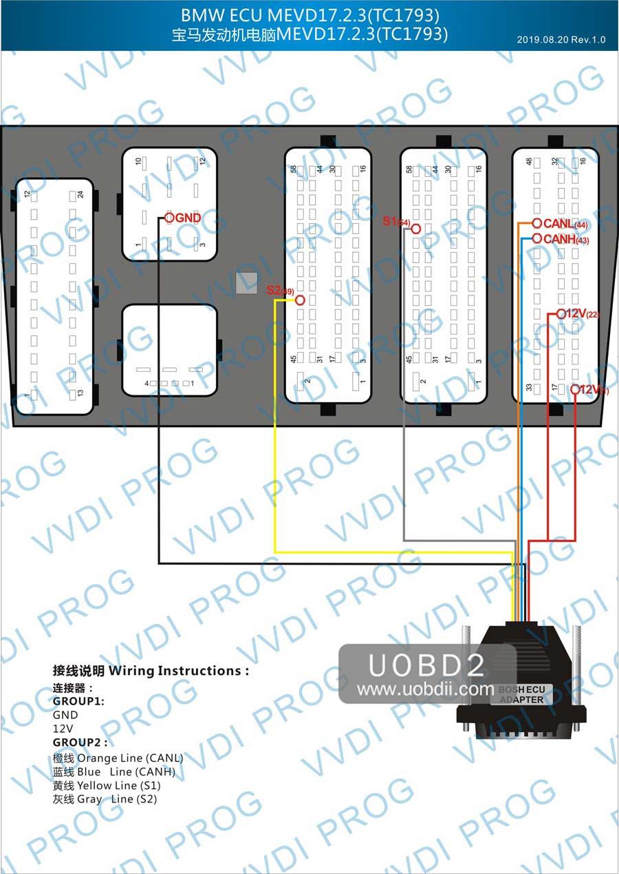 Xhorse VVDI Prog Bosch 어댑터 