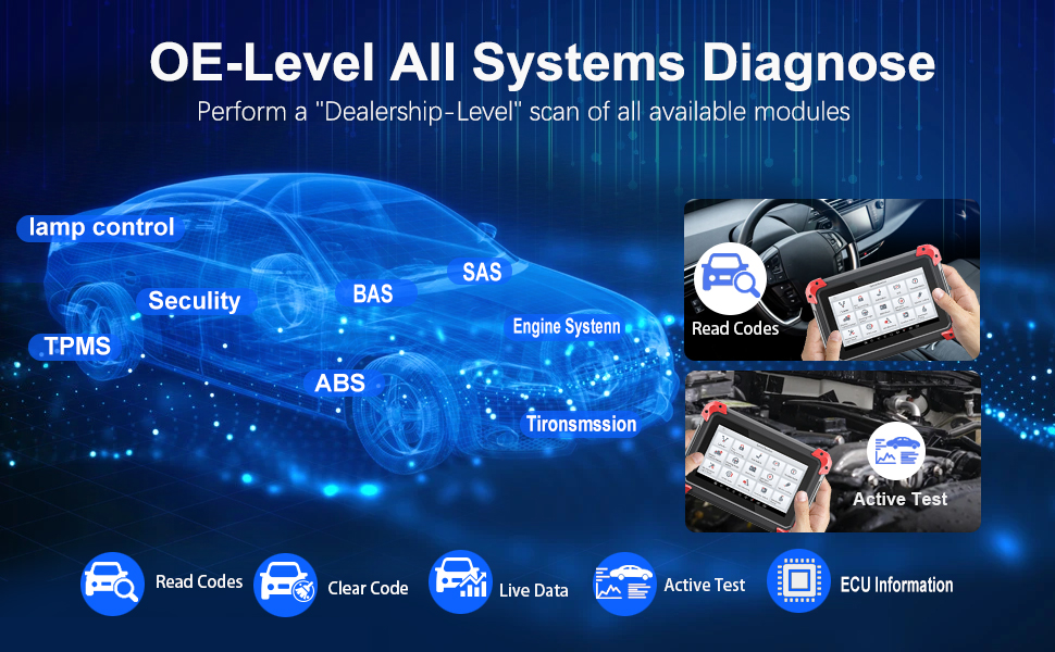 Newest XTOOL D7 Automotive All System Diagnostic Tool