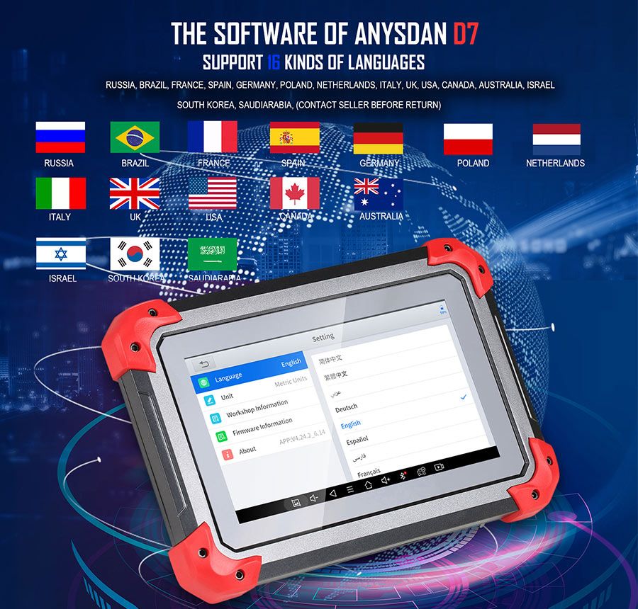 XTOOL D7 Automotive Diagnostic Tool