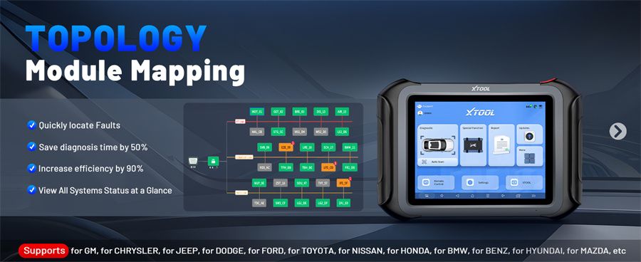 XTOOL D9 MAX Professional Diagnostic Scanner