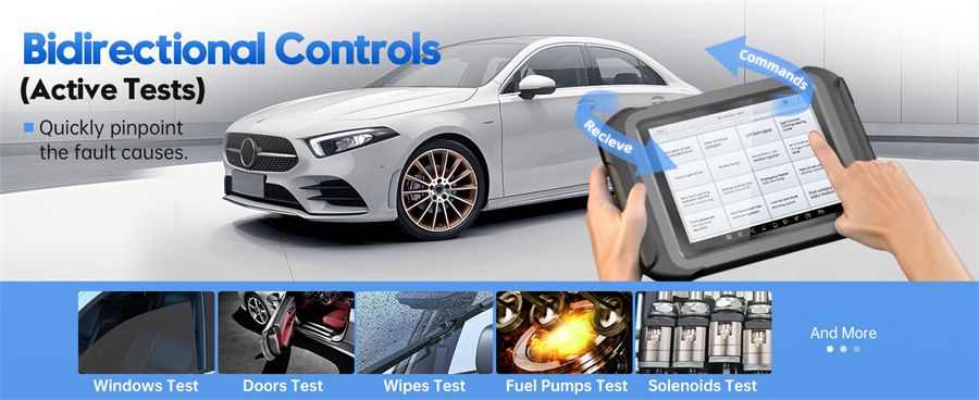 XTOOL D9S Pro Auto Diagnostic Scanner Support ECU Coding Key Programming