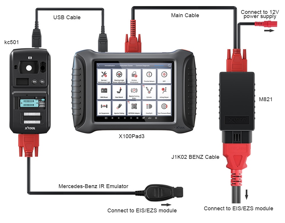 Adaptadores xtool m821 