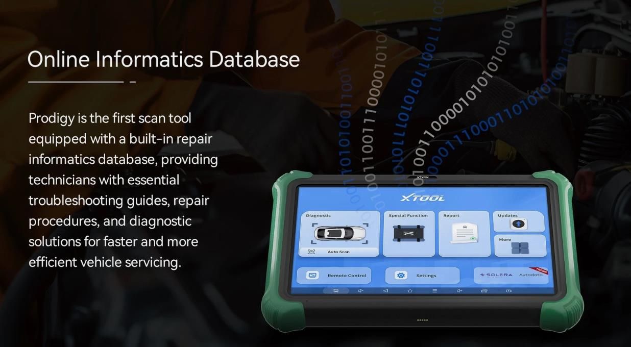 XTOOL PRODIGY Flagship Bidirectional Smart Diagnosis System